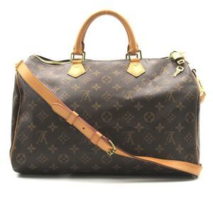 Louis Vuitton Speedy Bandouliere 35 Shoulder Bag Monogram Brown